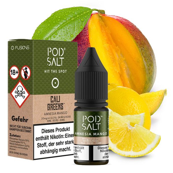 Pod Salt Fusion Amnesia Mango 