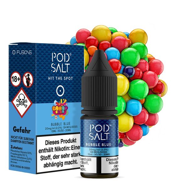 Pod Salt Fusion Bubble Blue 